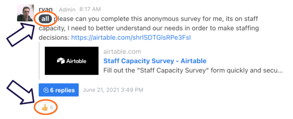 Acknowledgingcomms
